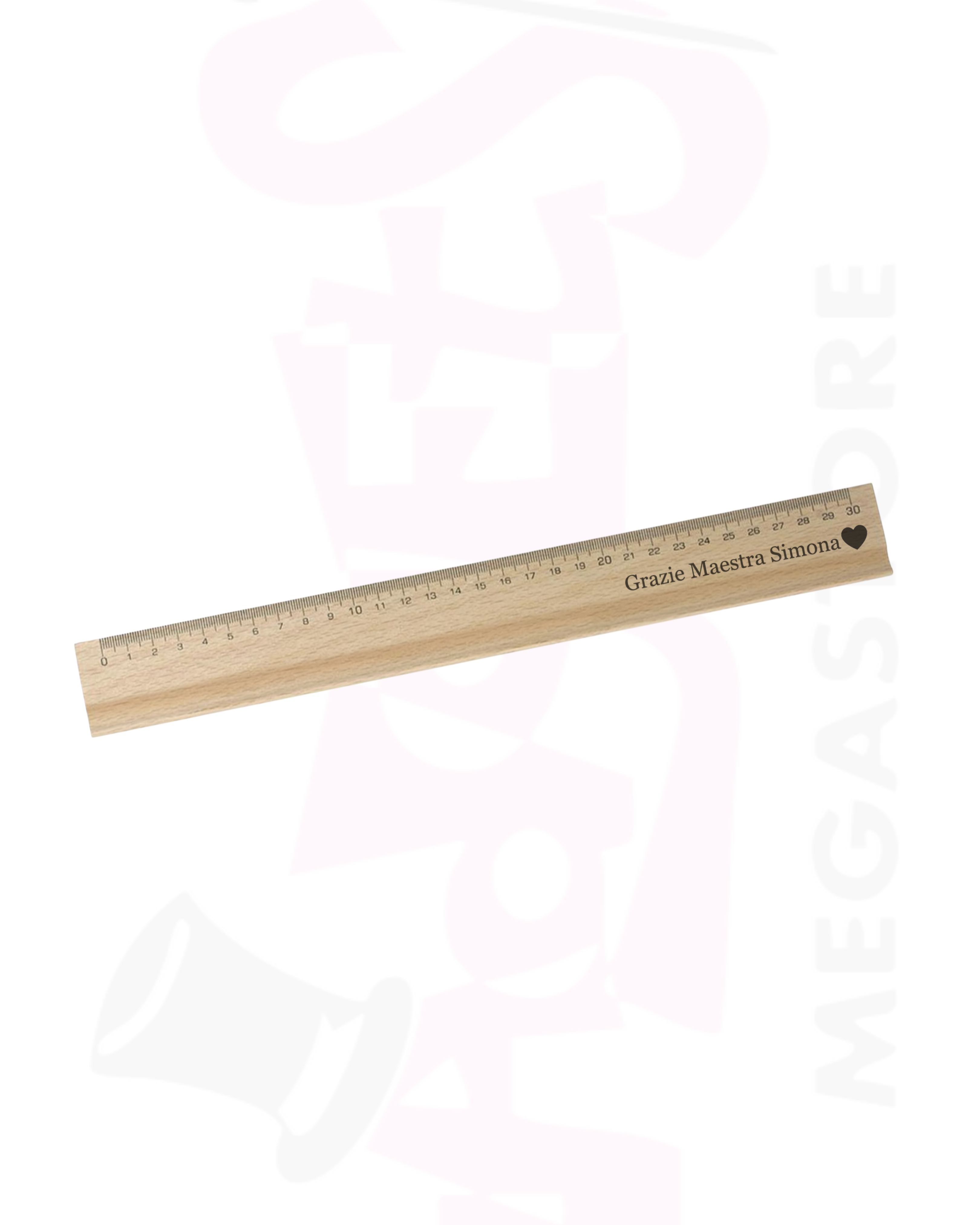Mr. Gadgets Righello Legno Personalizzato