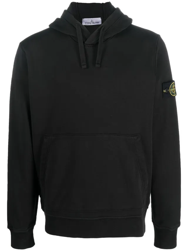 Stone Island L2S156100062 felpa con cappuccio nera