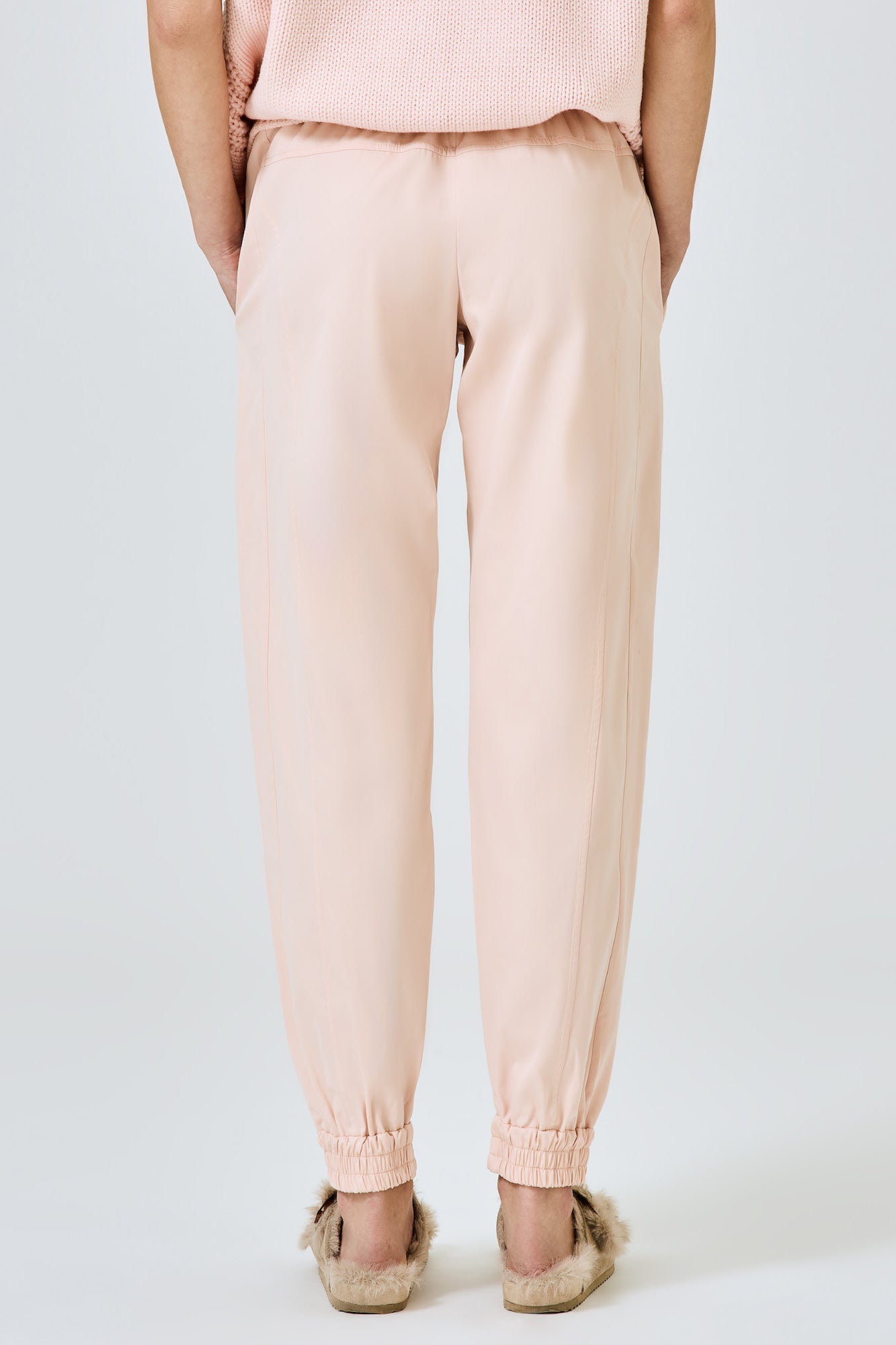 Sa Su Phi Valentina jogger cotone e seta rosa