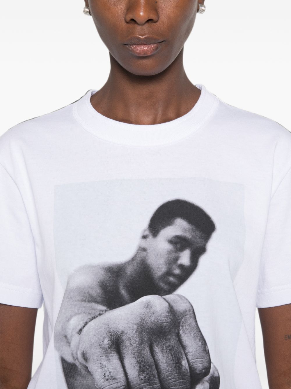 Sacai 26-01156S t-shirt bianca uomo
