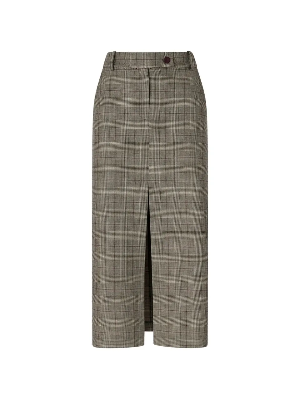Pinko 107448 gonna lunga beige bordeaux nero