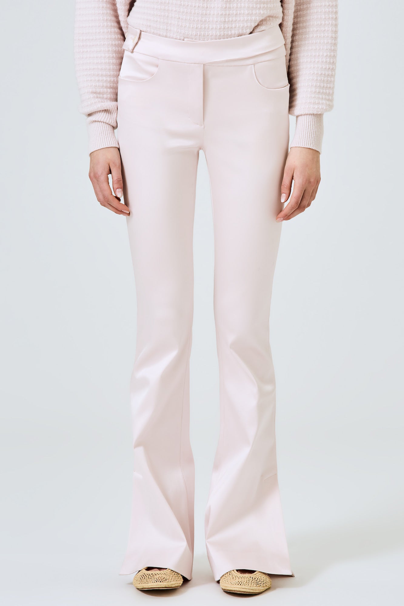 Sa Su Phi Elena pantaloni seta cotone rosa