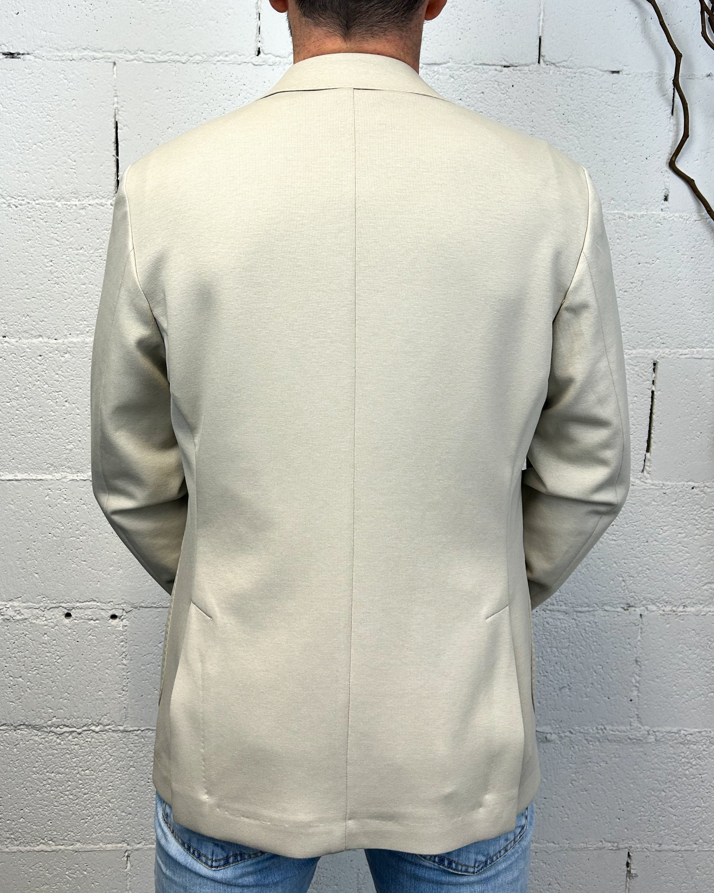 ONLYONE GIANNI LUPO Manhattan giacca beige vestibilita regolare