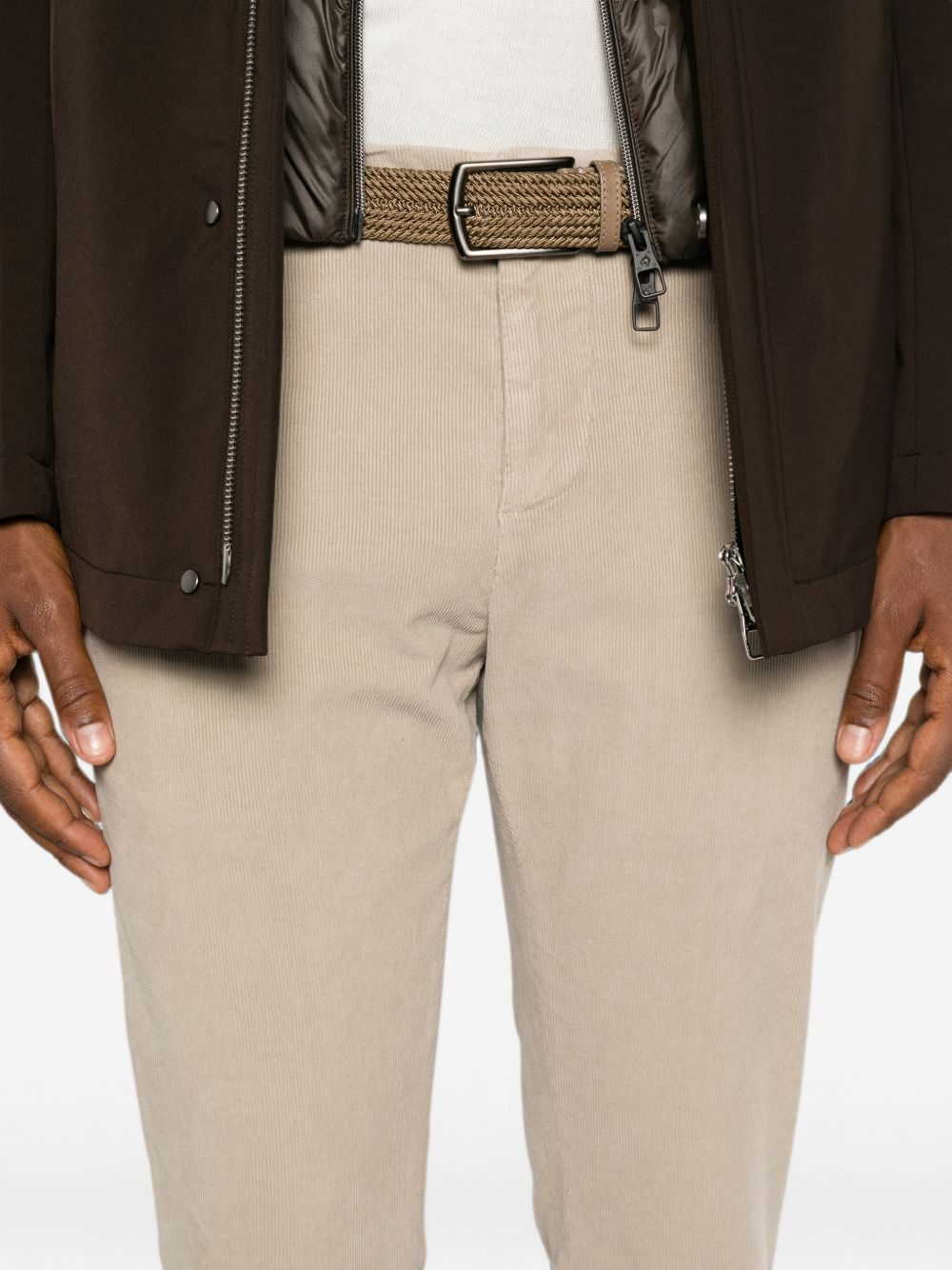 Dondup UP235 jeans uomo beige denim