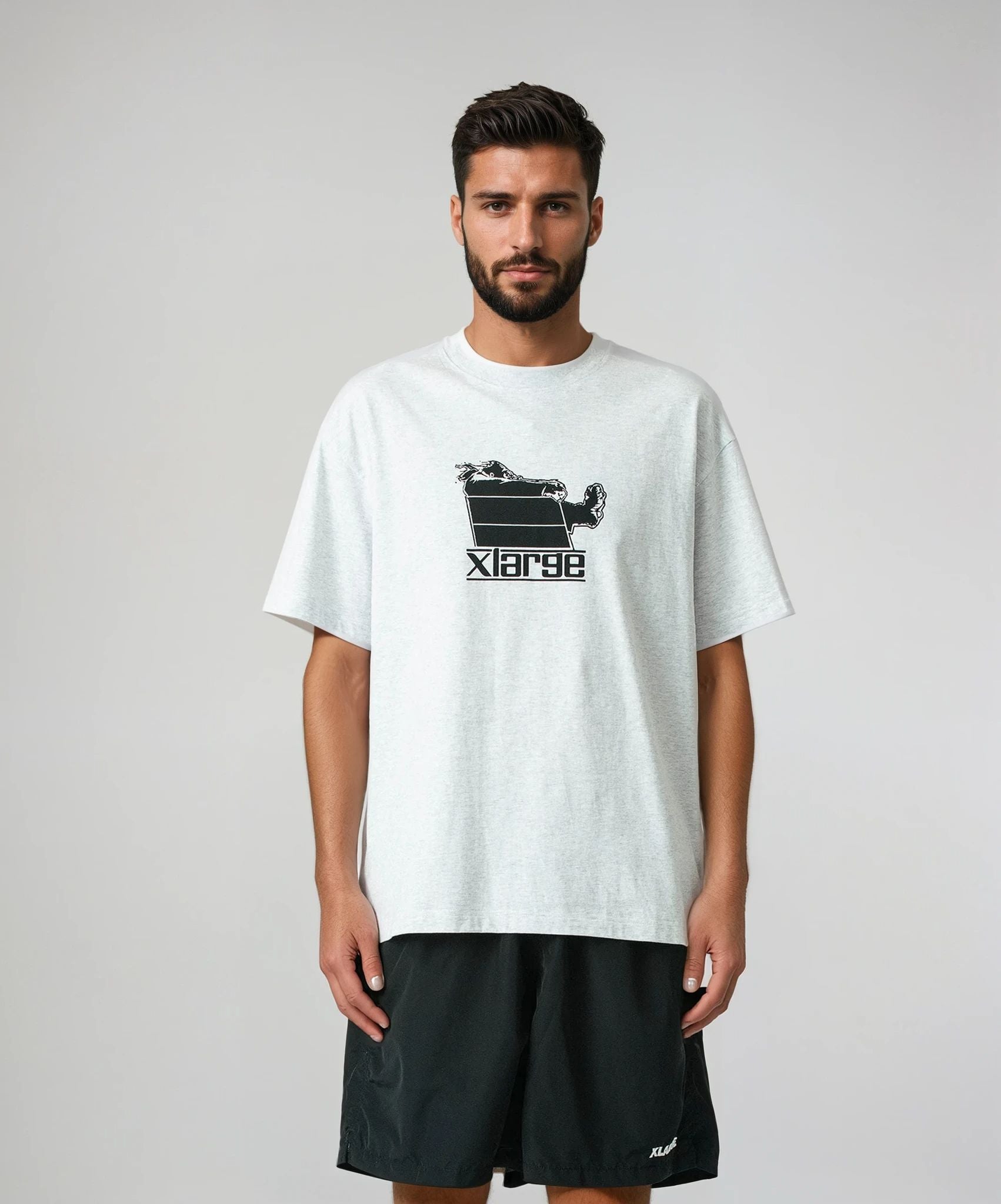 X-Large Wind Pressure T-shirt manica corta bianca cotone