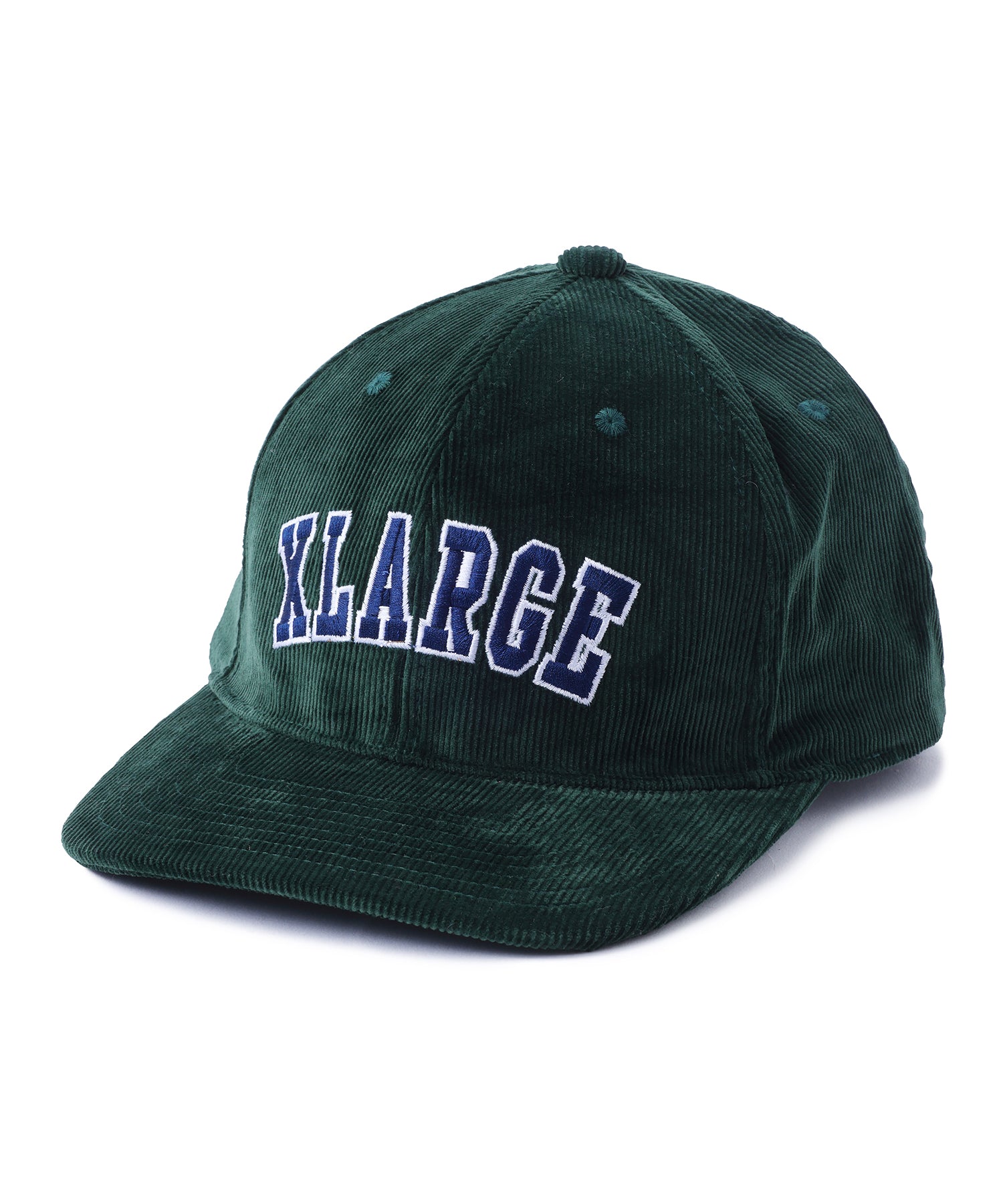 X-Large Corduroy Snapback cappello nero