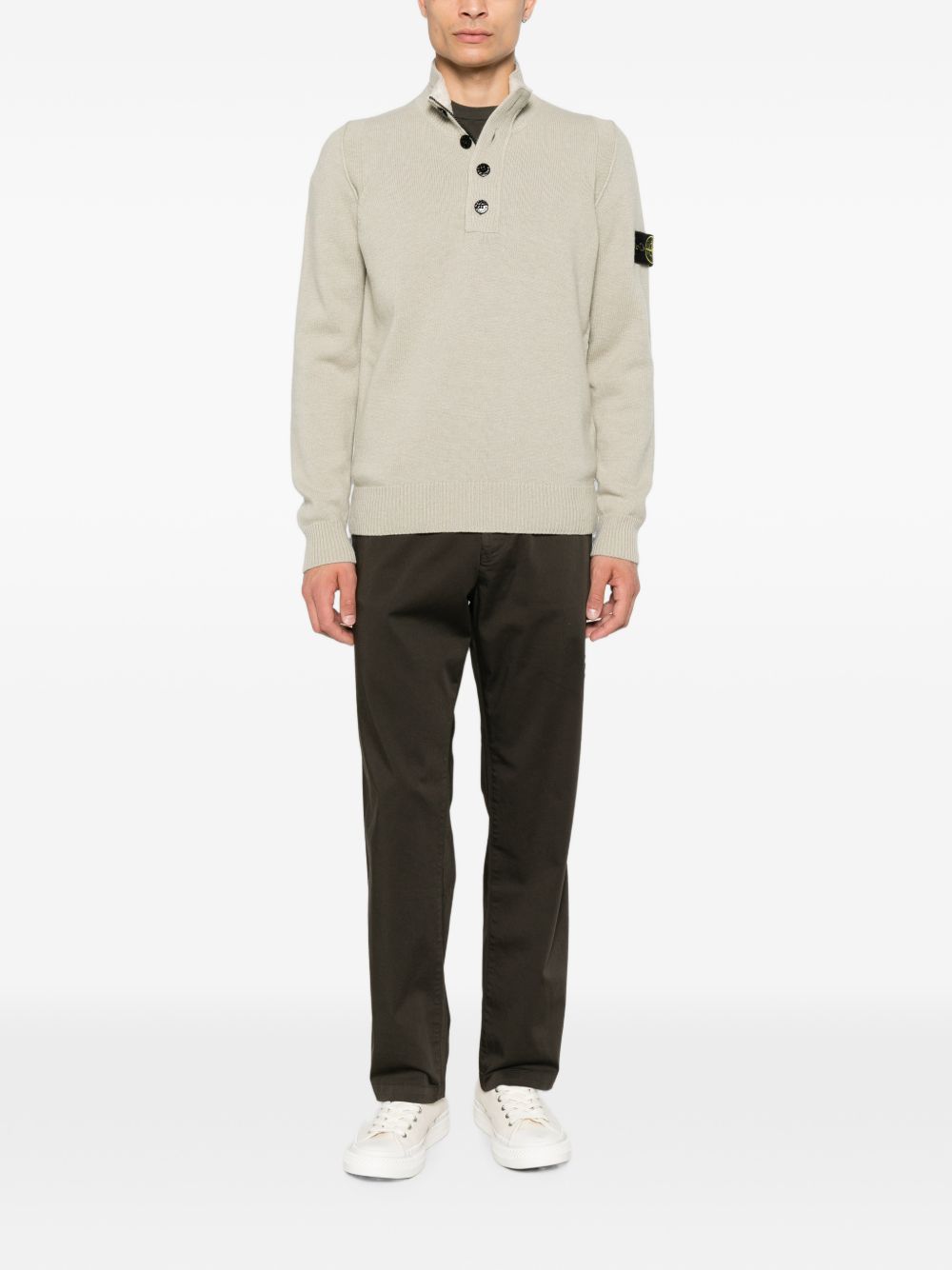 Stone Island L2S155100040 polo sand beige uomo