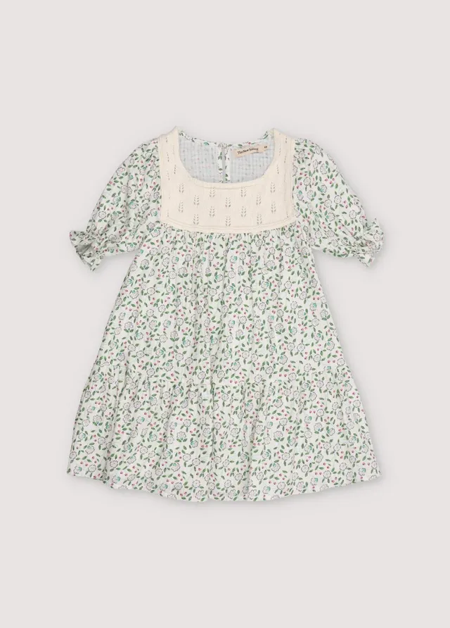 The New Society Tanatos vestito bambina fiori 6 anni