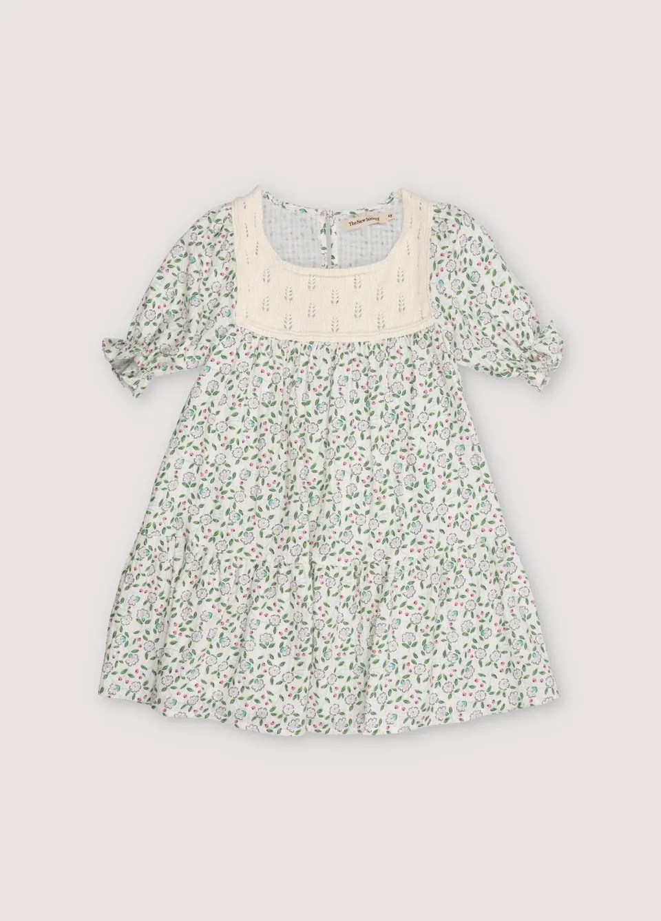 The New Society Tanatos vestito bambina fiori 6 anni