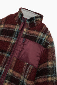 The New Society Roo Jacket giacca lana quadri multicolore