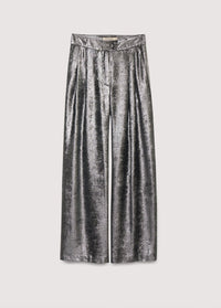 The New Society Uxia pantalone donna Silver satinato