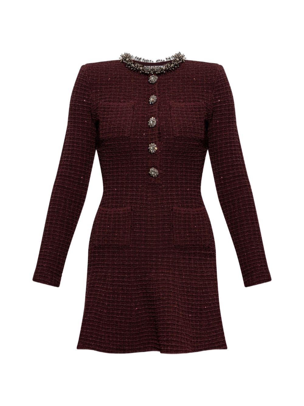 Self-Portrait SC26-152S abito corto donna burgundy