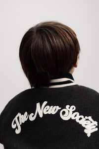 The New Society Leo Bomber donna in lana