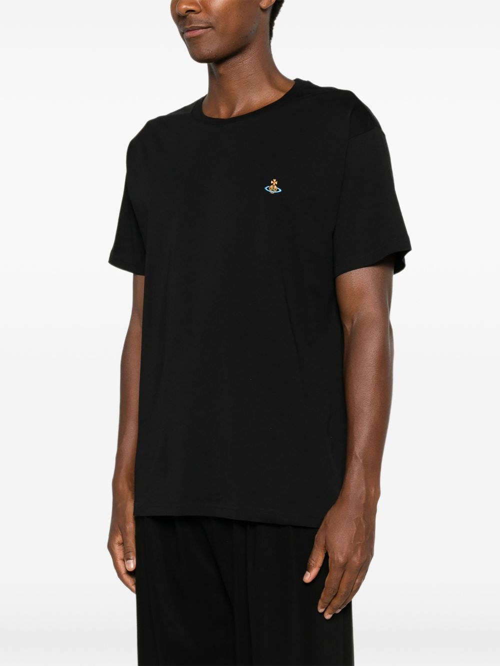Vivienne Westwood 3G010013 t-shirt nera cotone
