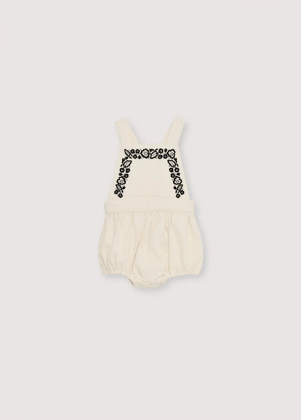 The New Society Tamara pagliaccetto denim bianco 6 mesi