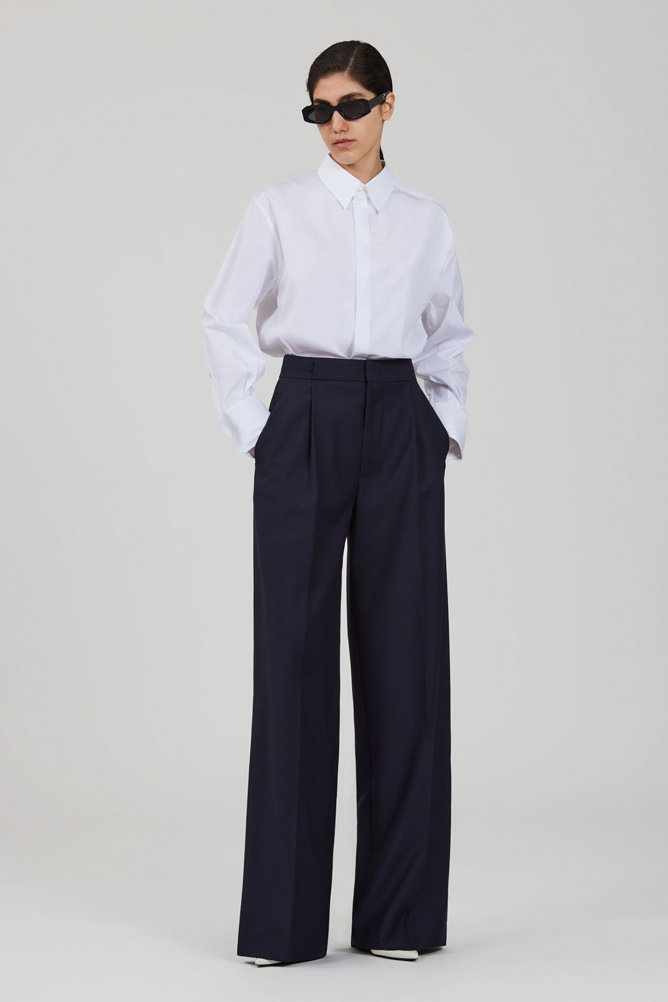 Sa Su Phi Marcella camicia bianca regular in cotone