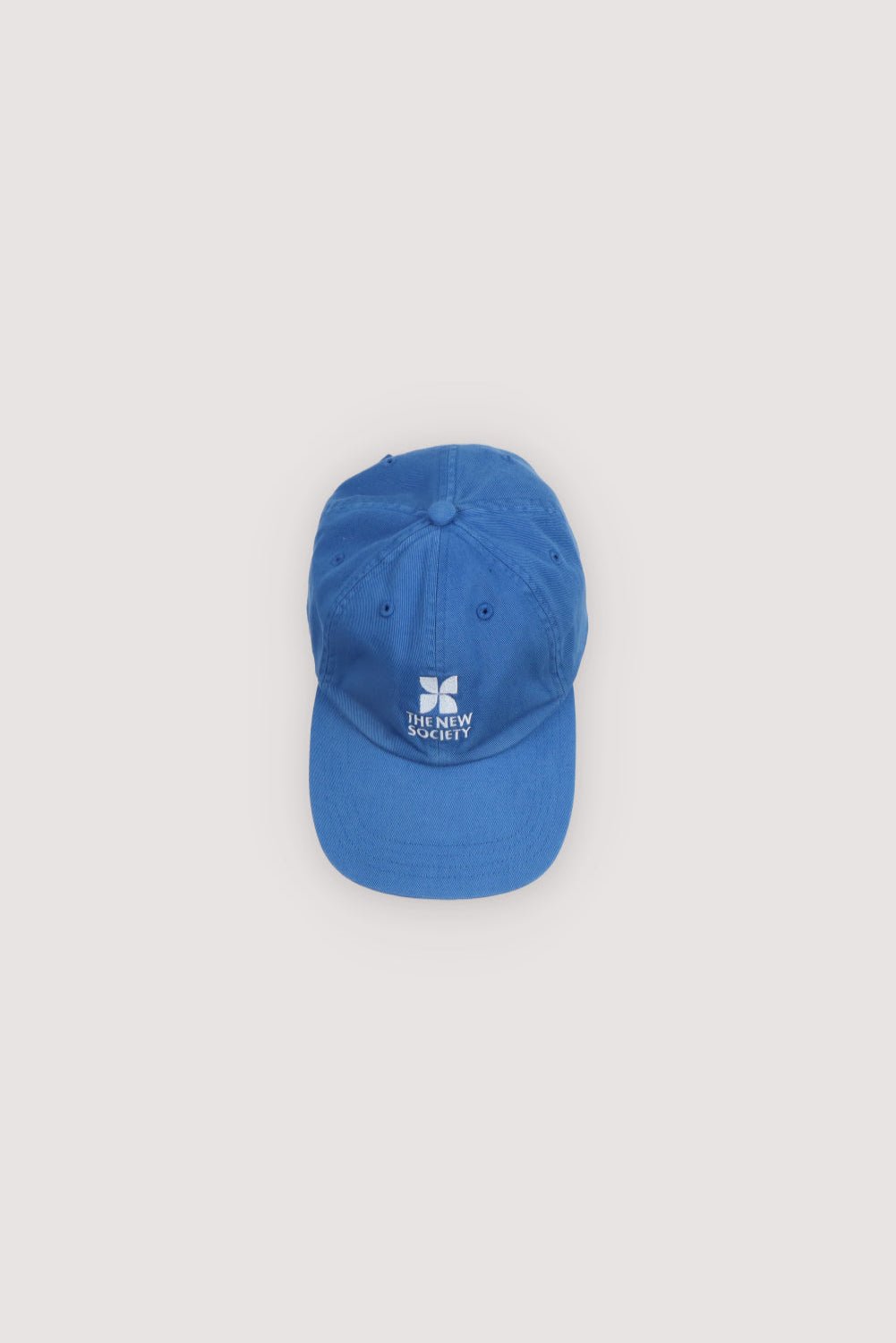 The New Society TNS Logo Cap Iris Whisper cappellino cotone