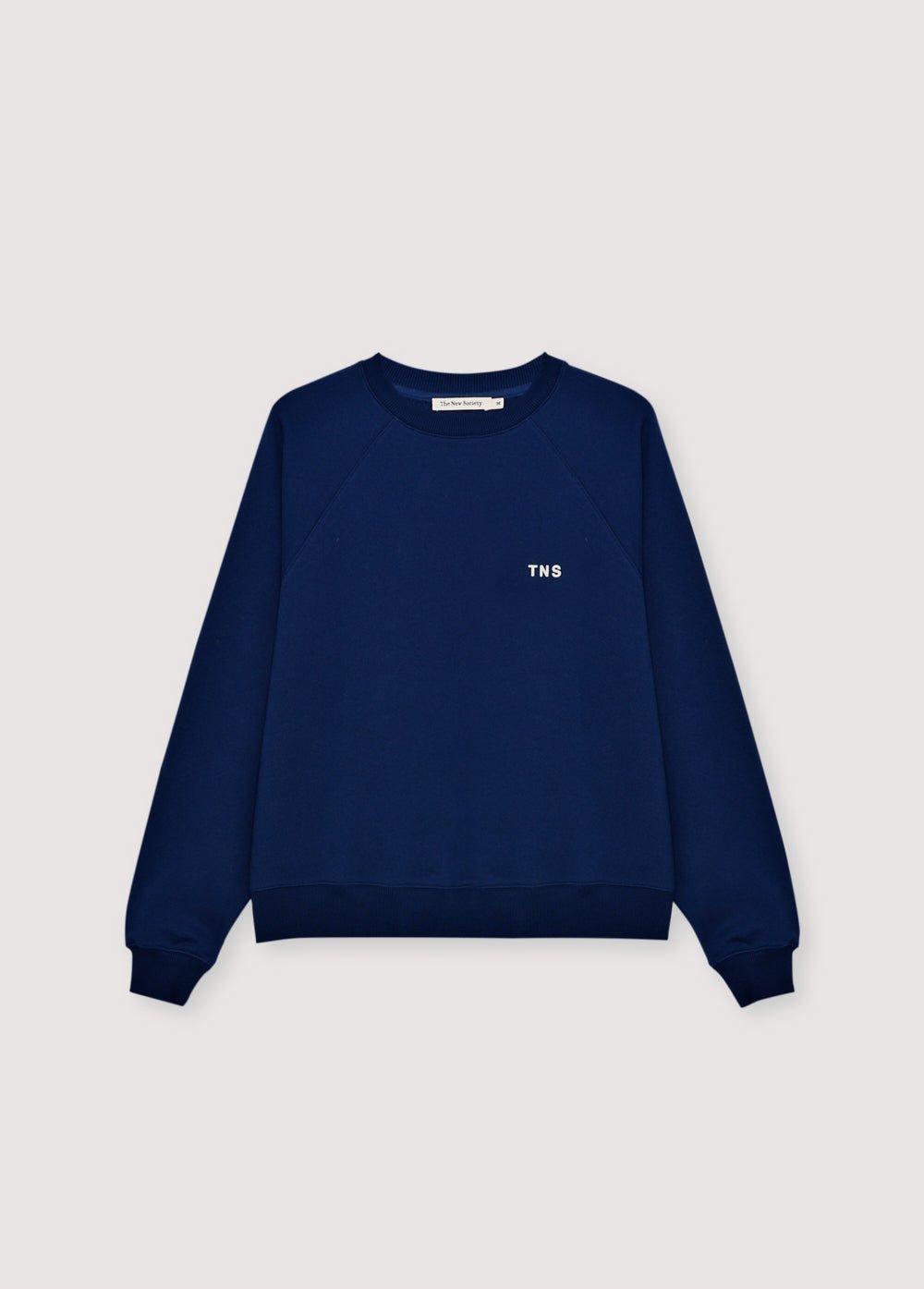 The New Society Logo felpa donna midnight 100% cotone