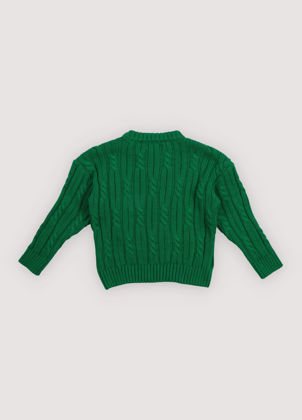 The New Society Bluebell maglione bambino verde 6 anni cotone