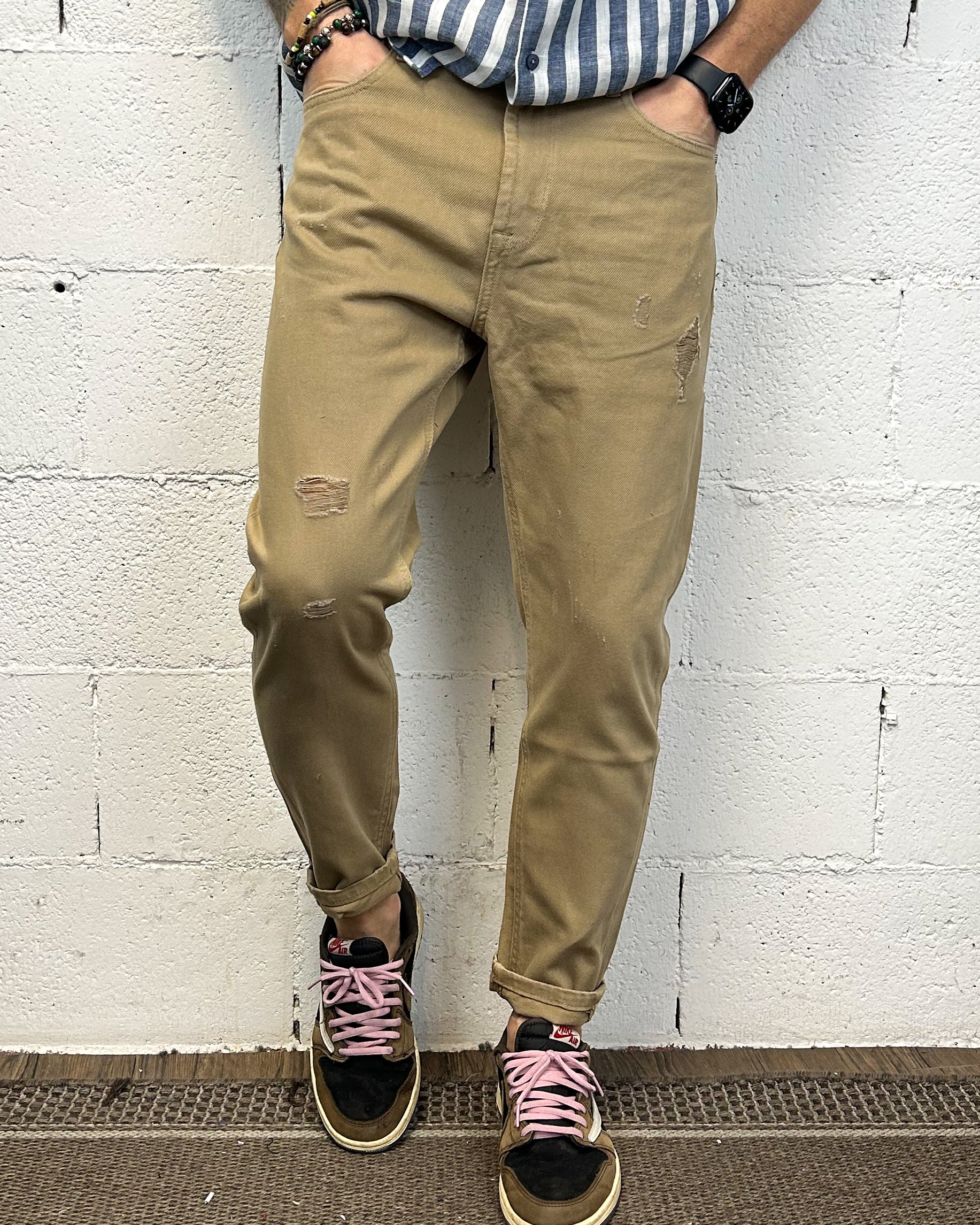 ONLYONE GIANNI LUPO Mike Carrot jeans camel carrot fit