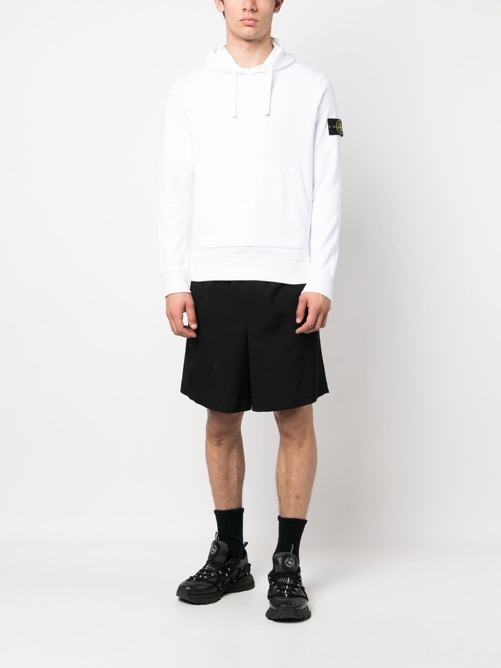 Stone Island L2S156100062 felpa uomo bianca