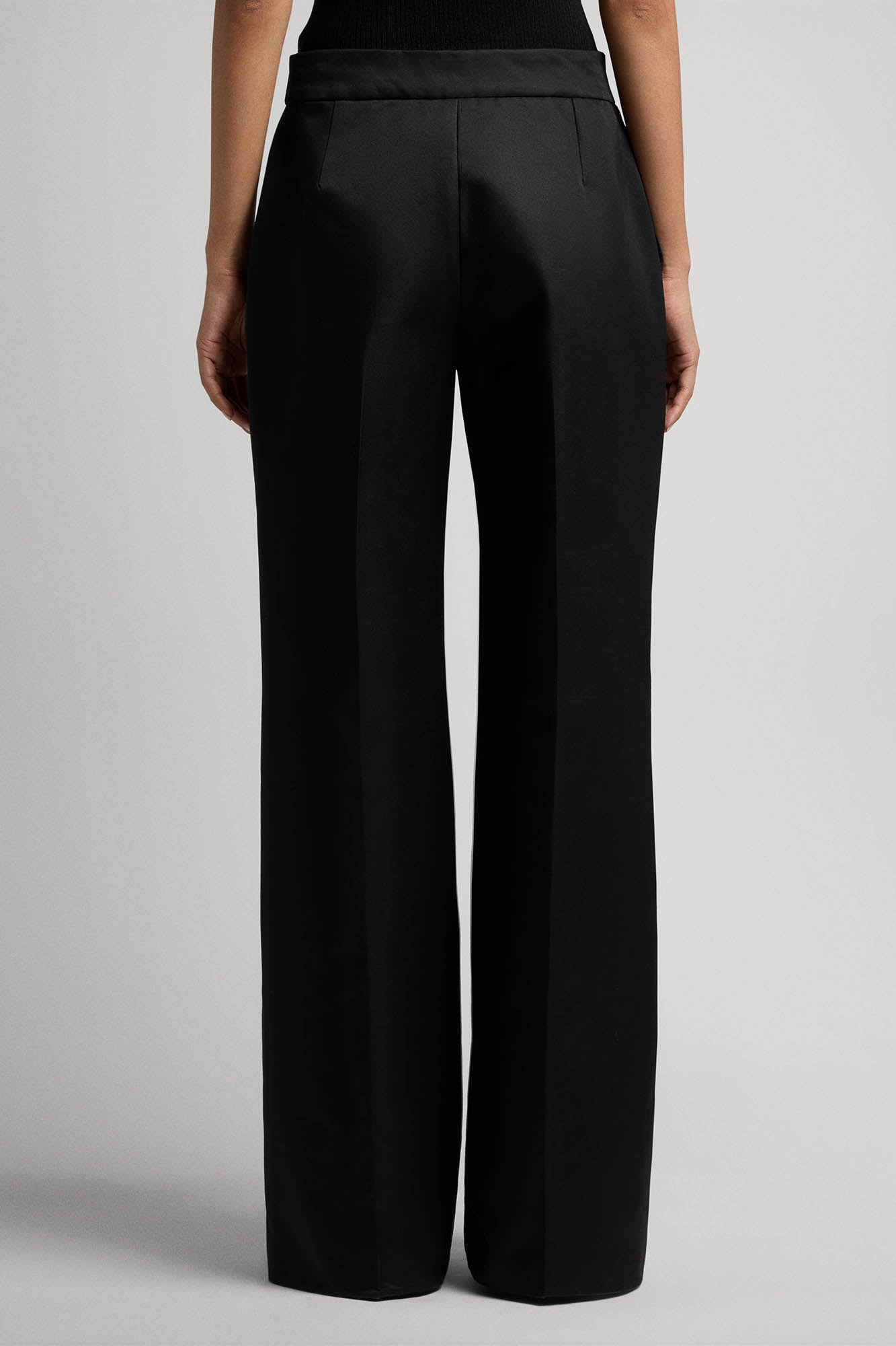 Sa Su Phi Andrea pantalone donna 38 nero lana seta