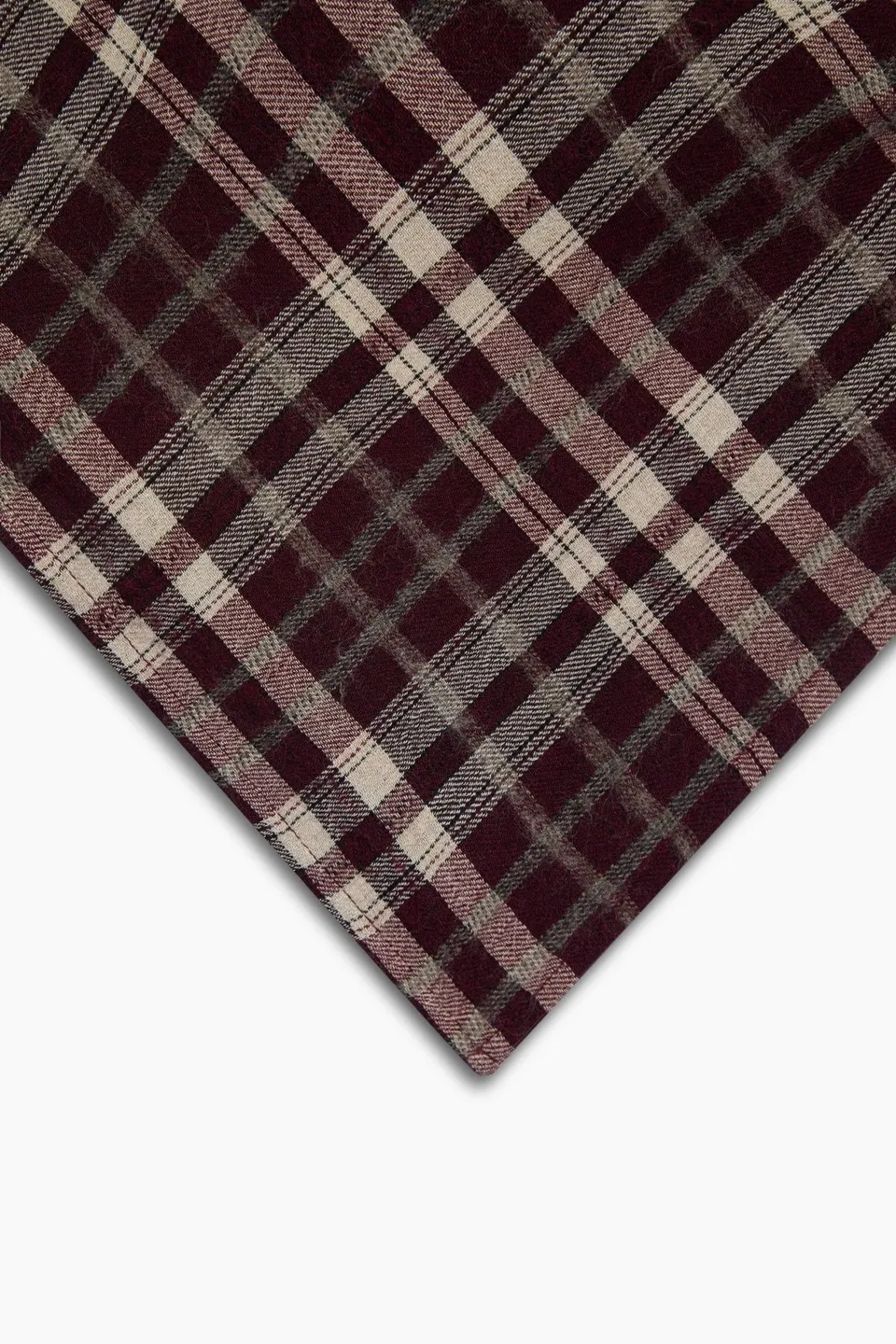 The New Society Ember bandana quadri lana