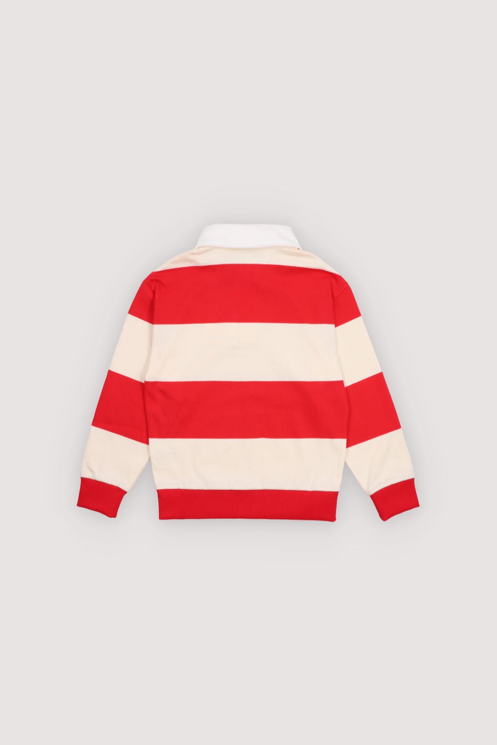 The New Society Brezo polo righe rosse 6 anni cotone
