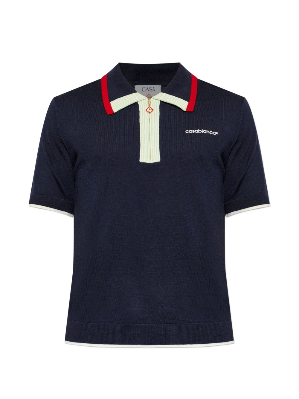 Casablanca M-PF26-KW-846-01 polo navy uomo