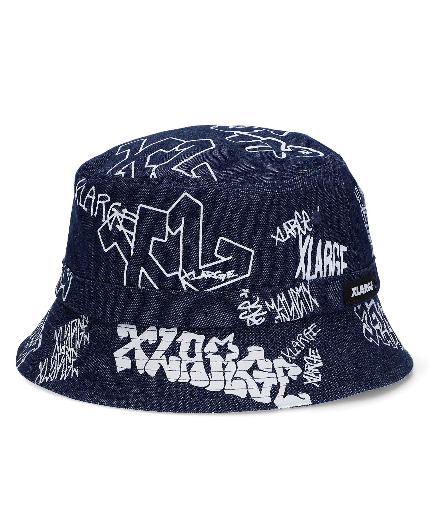 X-Large Graffiti Denim cappello indaco M cotone