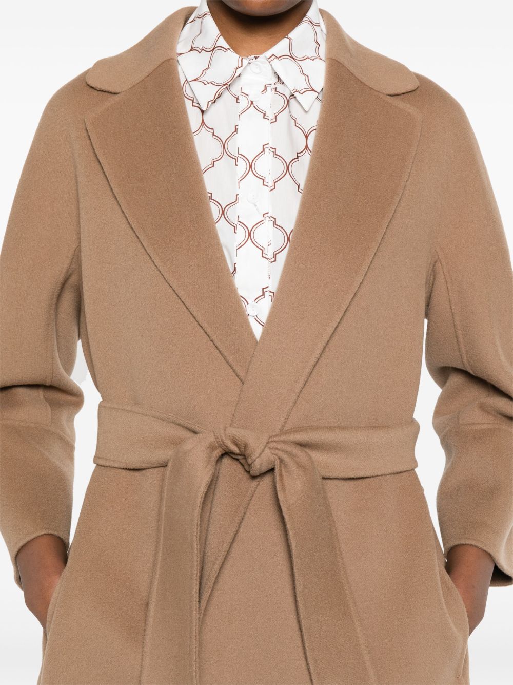 S Max Mara 2529016071600 cappotto lana marrone