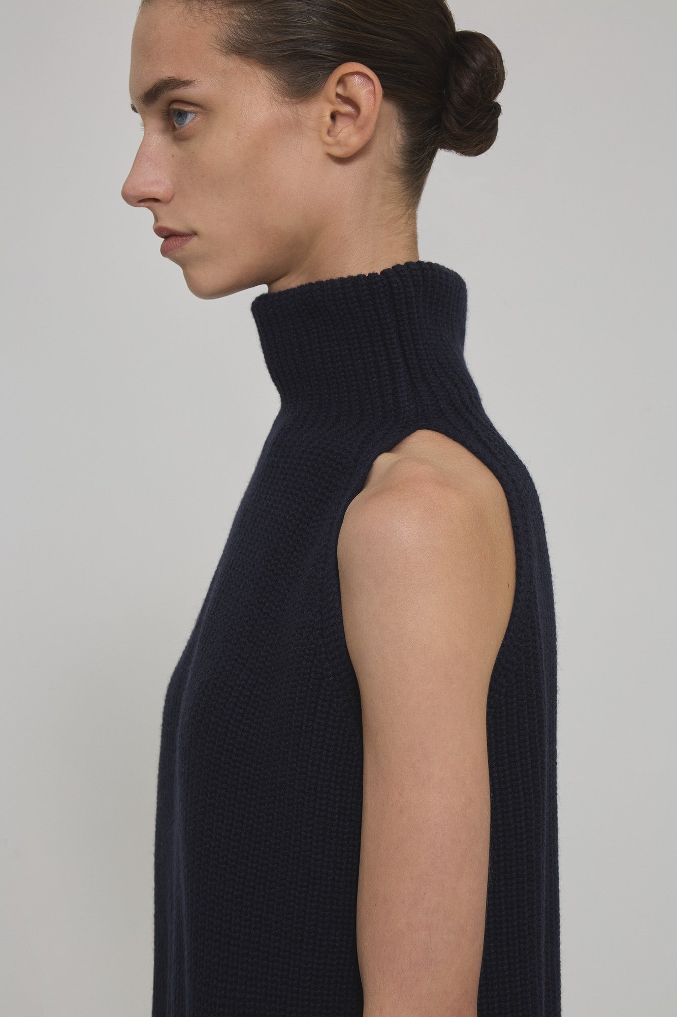 Sa Su Phi Marine abito in cashmere blu navy