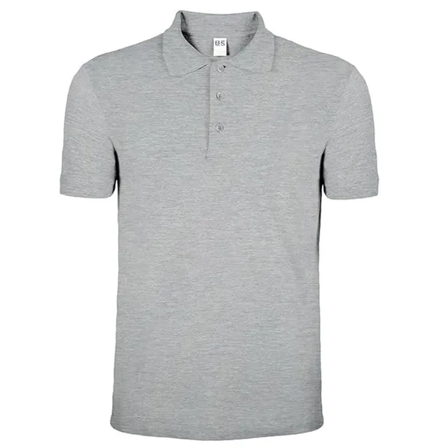 Mr. Gadgets Polo Uomo Manica Corta Grigia Cotone