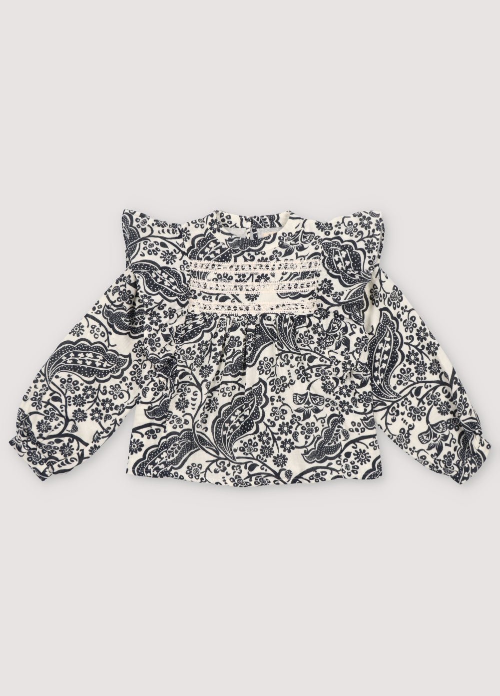 The New Society Jaipur camicetta cotone bambina blu