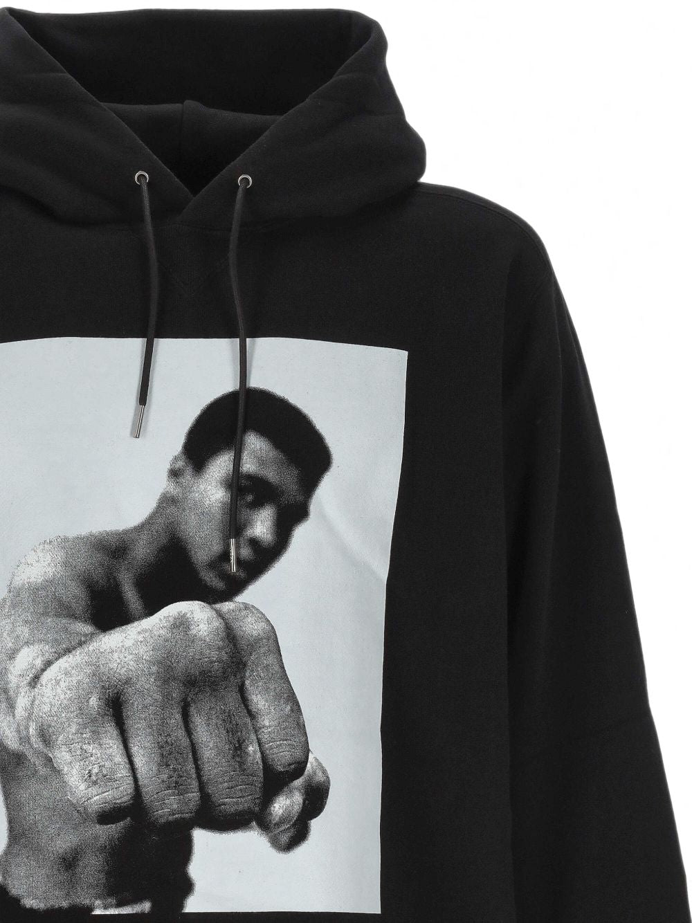 Sacai 26-01154S felpa nera da uomo