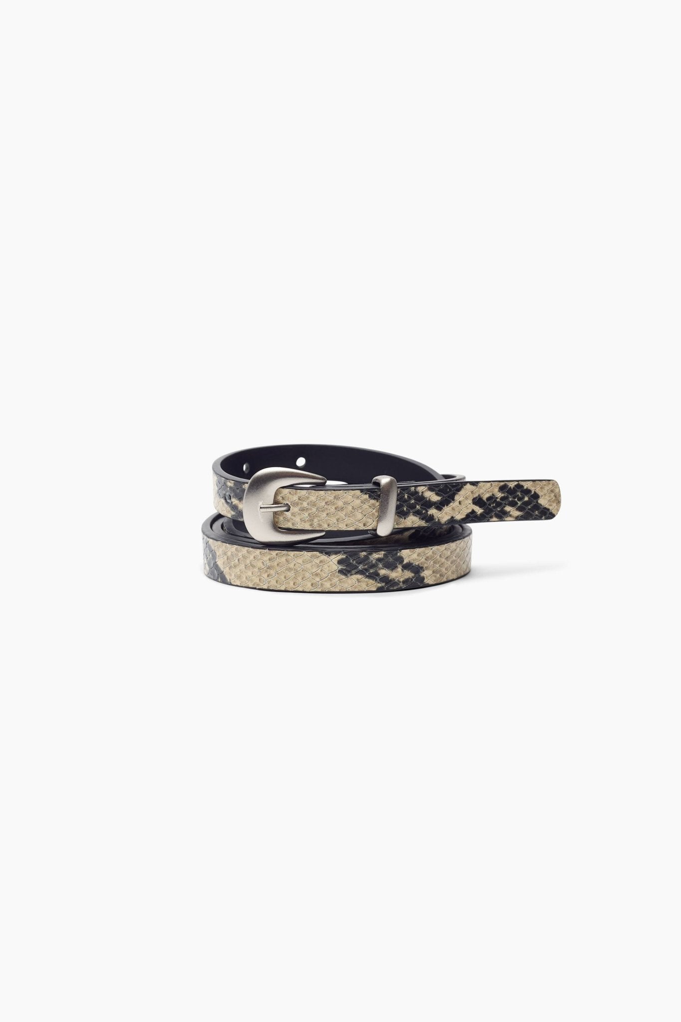 The New Society Snake cintura donna pelle stampa pitone