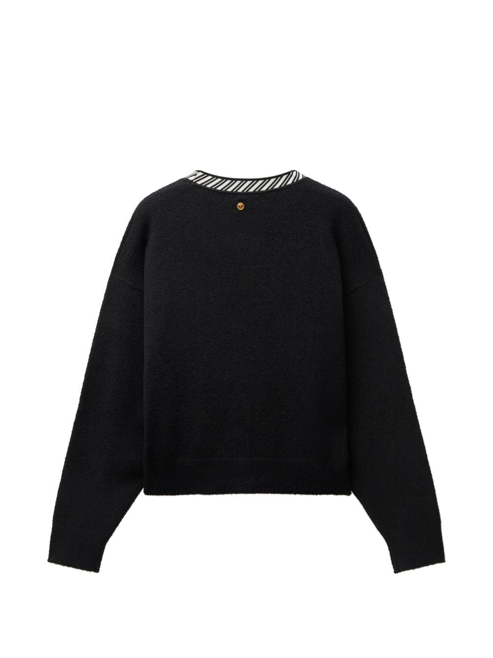 Versace 1026388 1A183311B000 maglia donna nera