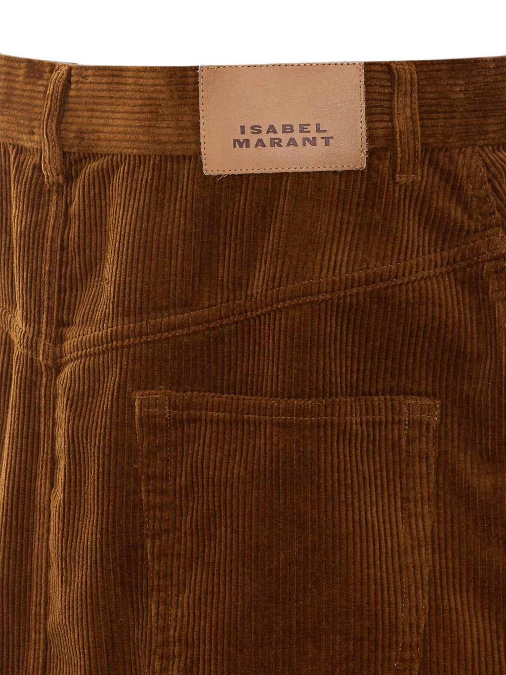 Marant Étoile JU0408FB gonna corta caramel