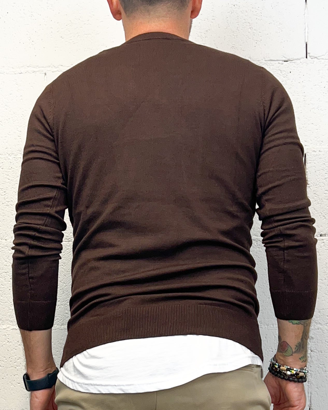 ONLYONE OVER-D Silk Touch maglione moro