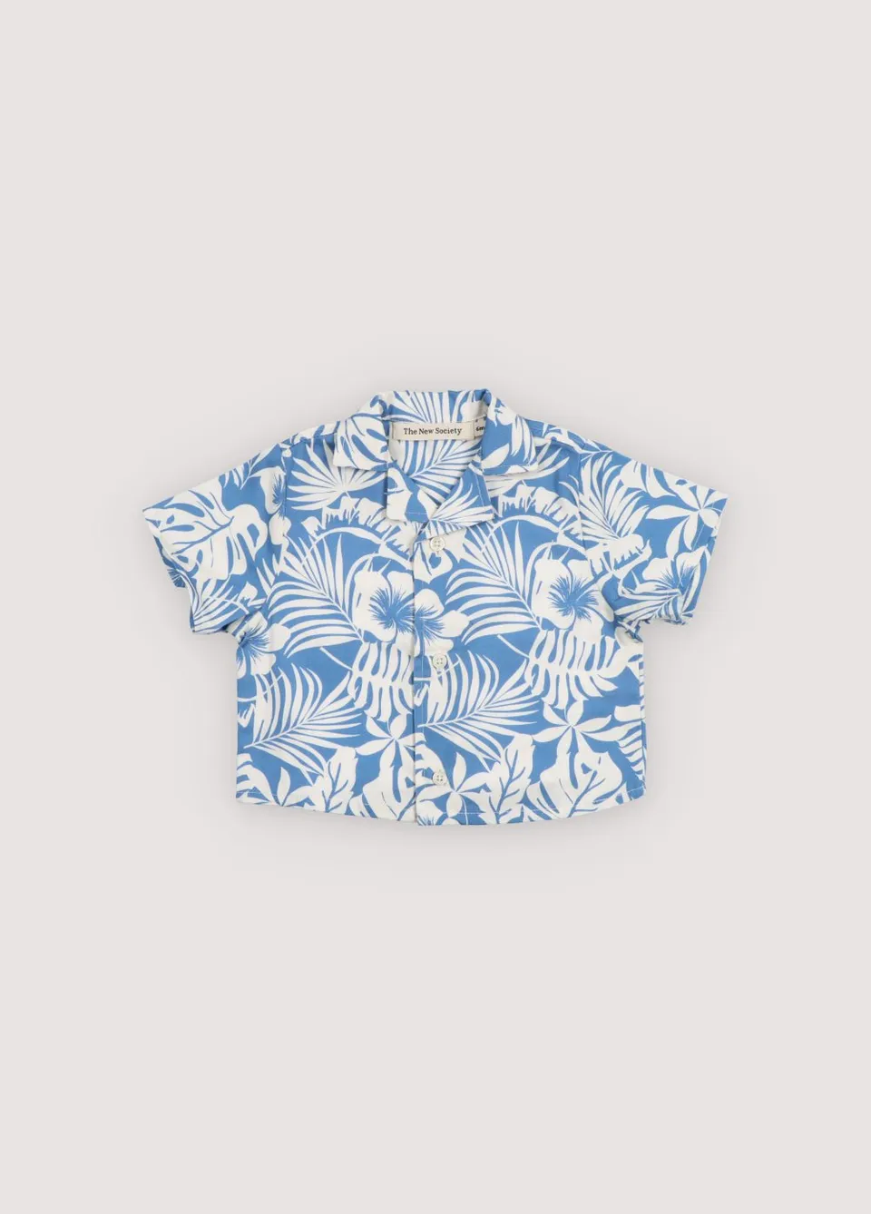 THE NEW SOCIETY Garden Tropical Print camicia neonato 6 mesi