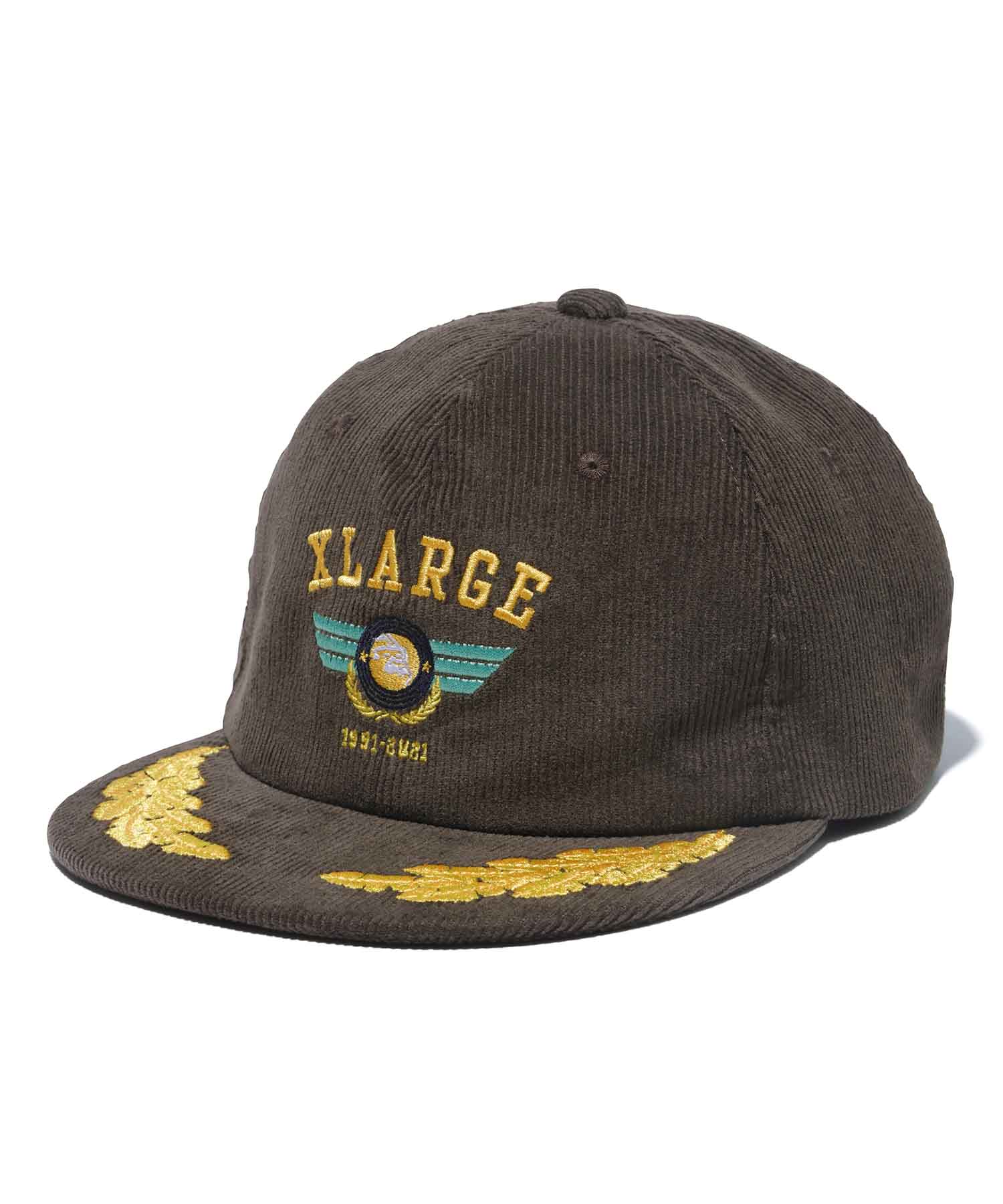 X-Large Pilot Logo Embroidery cappellino velluto