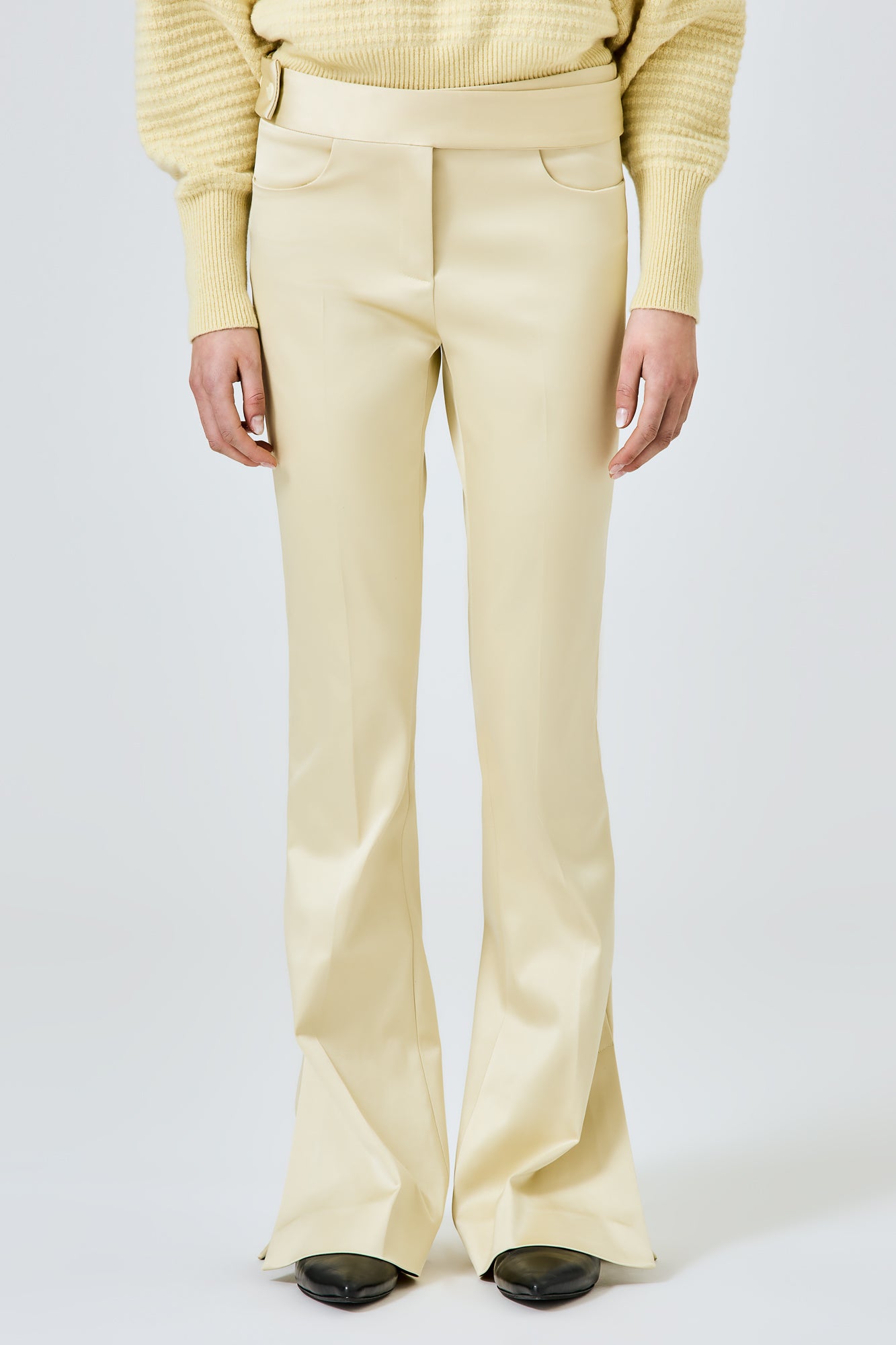 Sa Su Phi Elena pantaloni gialli stretch