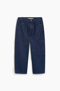 The New Society TNS Denim Pockets jeans donna baggy cotone