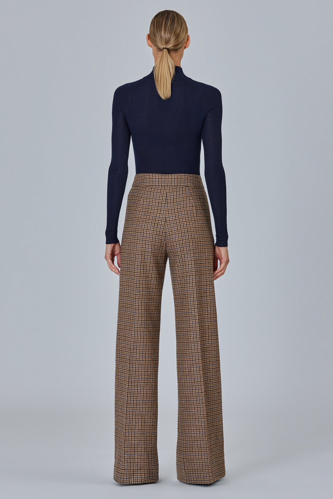 Sa Su Phi Tuxedo pantaloni donna flanella lana