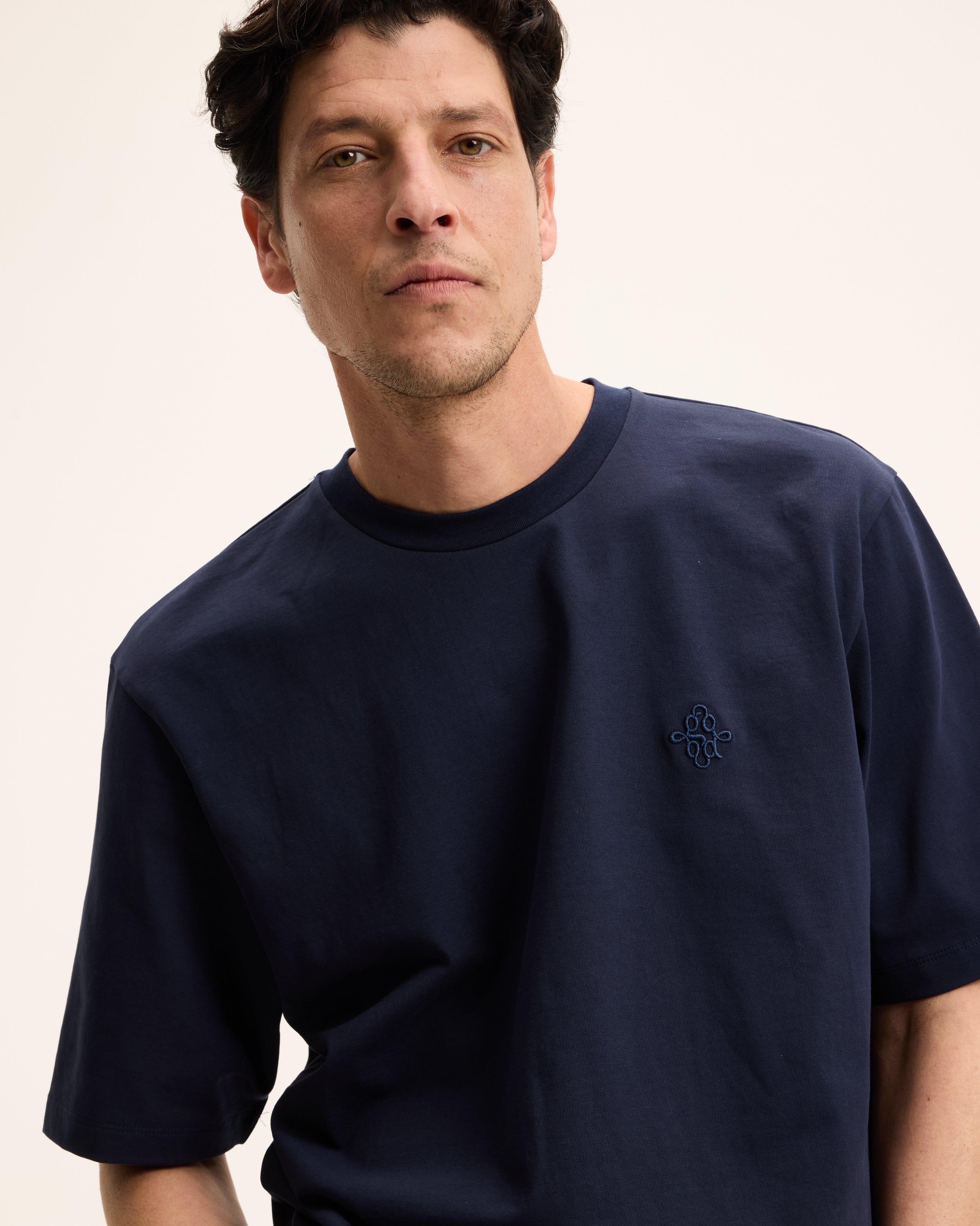 GOODPEOPLE Tommy t-shirt blu navy cotone regular fit