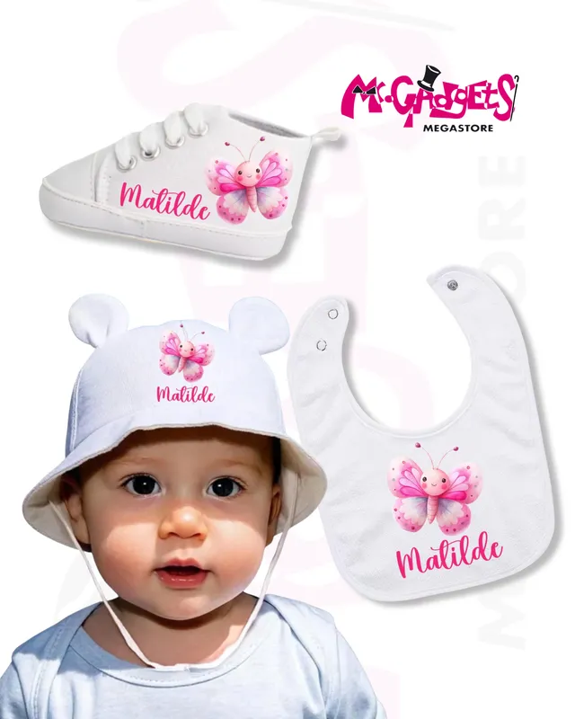 Mr. Gadgets Farfalla kit neonato poliestere e cotone