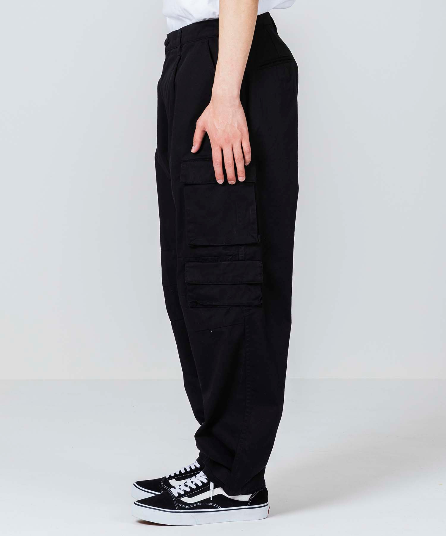 X-Large Double Pocket Military Pantaloni Cotone Tasche