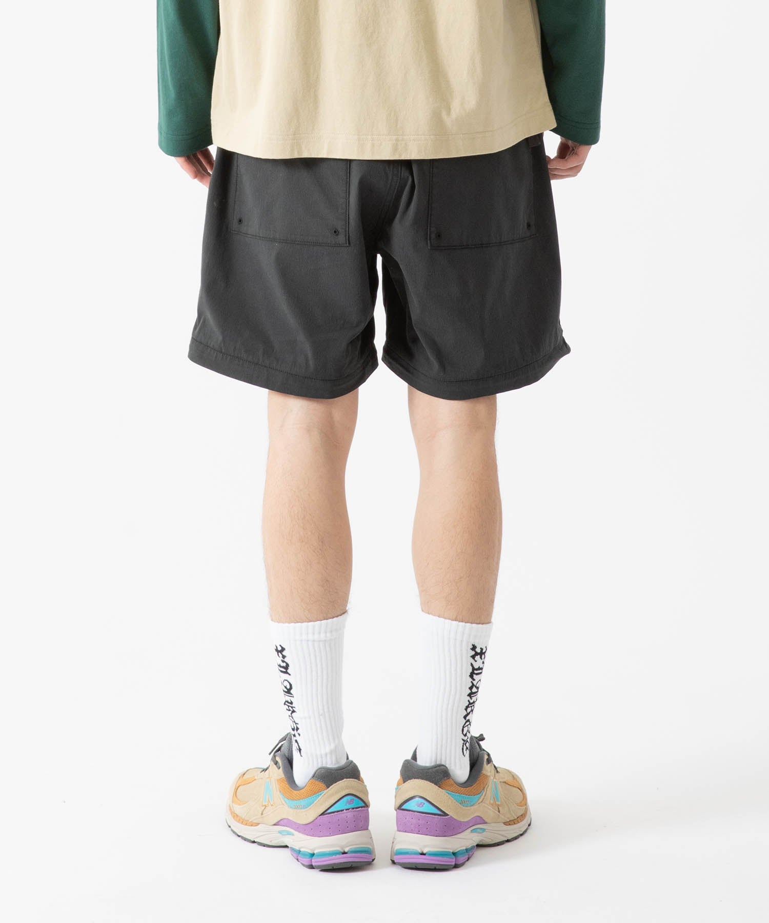 X-Large Convertible Bush pantaloni neri cotone