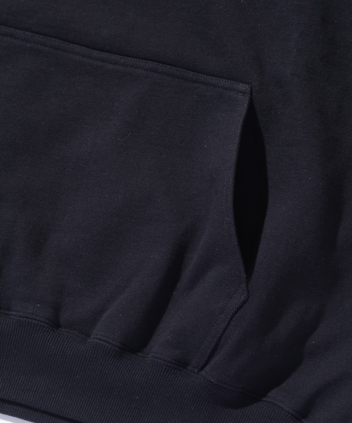 X-Large Chenille Slanted OG felpa cappuccio nera cotone
