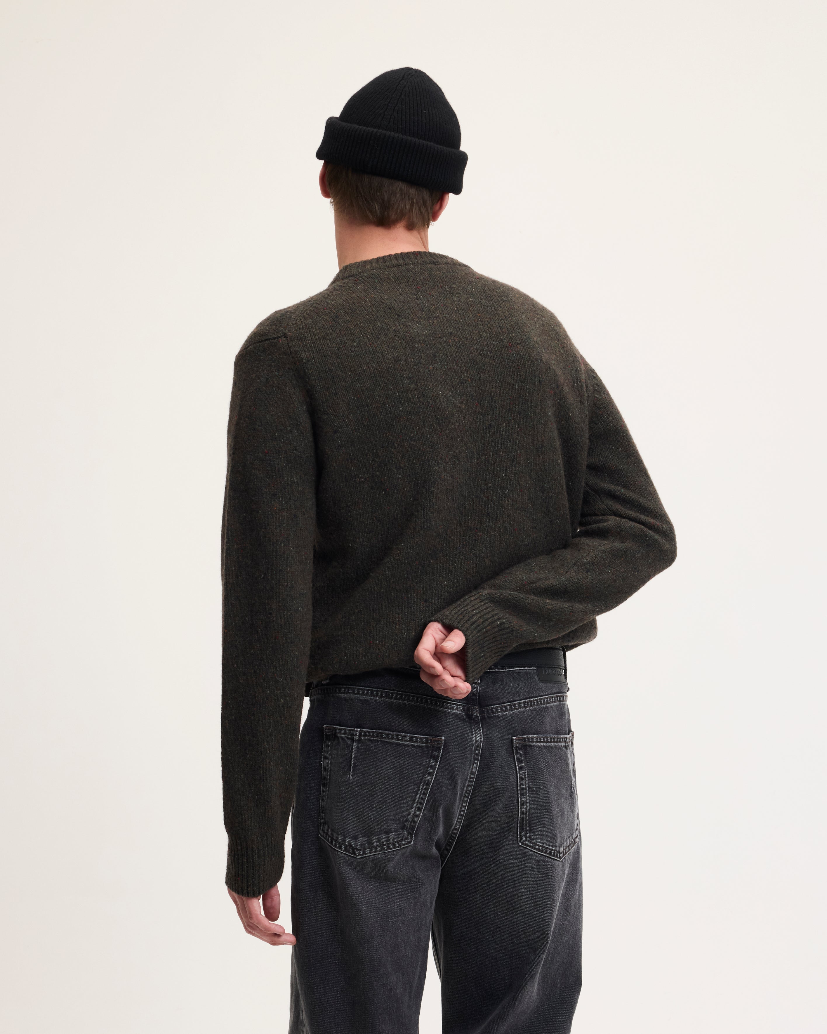 Goodpeople Kookai maglione lana verde scuro relaxed